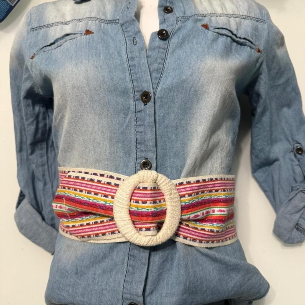 Multi-coloured boho belt‎ - Picture 4 of 6